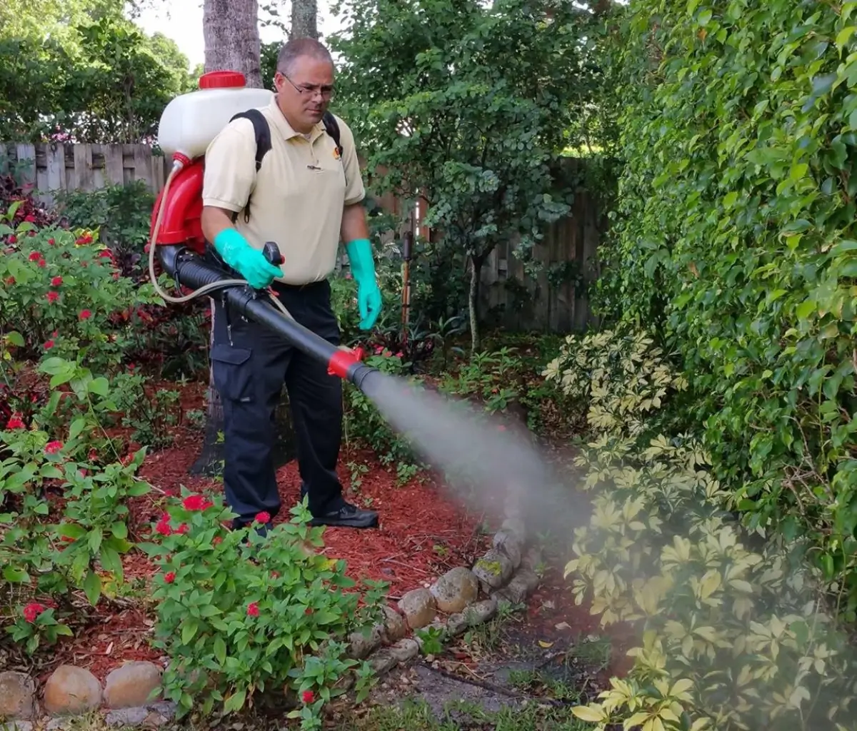 Mosquito spraying lawn services by Petri Pest Control in South Florida